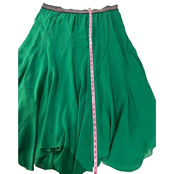 Anthropologie Vanessa Virginia Colmia Emerald Green Skirt - XL NWOT - Picture 10 of 10